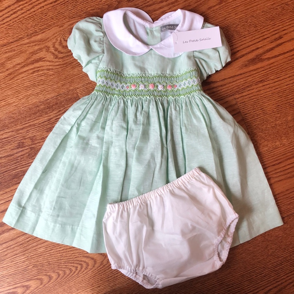 Beautiful smocked dress- Les Petits Soleils